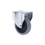 RUEDA FIJA 80MM GOMA GRIS CARGA 135KG