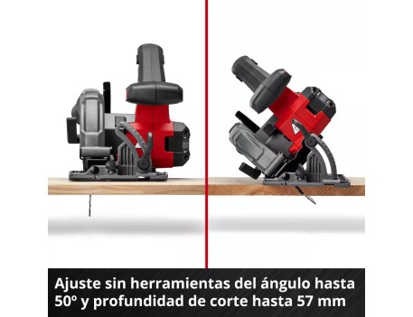 SIERRA CIRCULAR 18V 165MM BATERÍA SOLO EINHELL