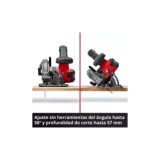 SIERRA CIRCULAR 18V 165MM BATERÍA SOLO EINHELL