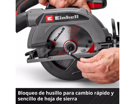 SIERRA CIRCULAR 18V 165MM BATERÍA SOLO EINHELL