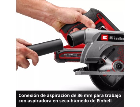 SIERRA CIRCULAR 18V 165MM BATERÍA SOLO EINHELL