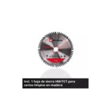 SIERRA CIRCULAR 18V 165MM BRUSHLESS SOLO EINHELL