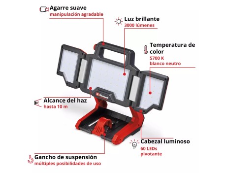 FOCO LED TP-CL 18/32000 LI SOLO EINHELL