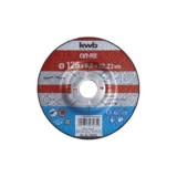 DISCO DESBASTE METAL CUTFIX 125X6X22MM KWB