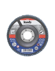 DISCOS LÁMINAS CUTFIX METAL 115X22MM GRANO 40