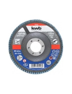 DISCOS LÁMINAS CUTFIX METAL 115X22MM GRANO 60