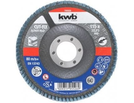 DISCOS LÁMINAS CUTFIX METAL 115X22MM GRANO 60