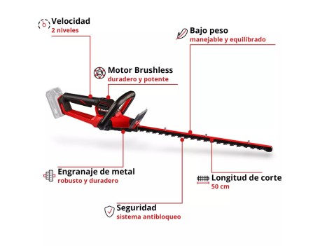 CORTASETOS BATERÍA 18V GP-CH 18/50 LI BL SOLO