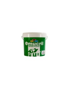 PINTURA PLÁSTICA SATINADA BLANC DECOR EMUCRIL 12L