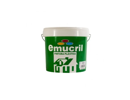 PINTURA PLÁSTICA SATINADA BLANC DECOR EMUCRIL 12L