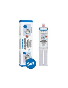 RESINA EPOXI METÁLICA BICOMPONENTE 24ML WEICON 2
