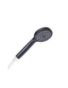 MANGO DUCHA VERONA NEGRO CABEZAL REDONDO 10CM TATAY