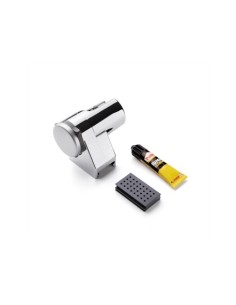 SOPORTE DUCHA GLUE & FIX CROMO SIN TALADRAR
