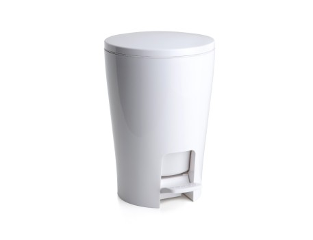 CUBO BAÑO CON PEDAL 5L DIABOLO BLANCO TATAY