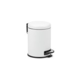 CUBO DE PEDAL TATAY NORDIC BLANCO 5L PARA BAÑO