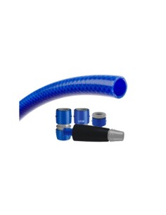 MANGUERA BLUE LINE PVC REFORZADA 5/8 15MM 10 METROS