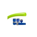 MANGUERA PVC REFORZADA VERDE Ø15MM 25M TATAY