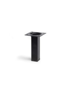 PATA CUADRADA NEGRA 100MM PARA MUEBLES REI