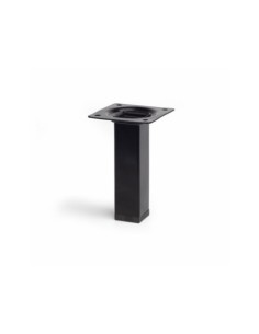 PATA CUADRADA NEGRA 400MM PARA MUEBLES REI