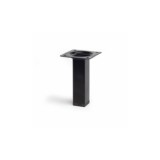 PATA CUADRADA NEGRA 400MM PARA MUEBLES REI