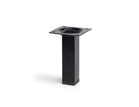 PATA CUADRADA REGULABLE PARA MUEBLE NEGRO 700MM