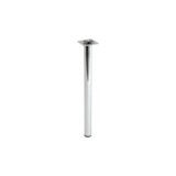 PATA REDONDA CROMADA BRILLO PARA MUEBLE 400MM