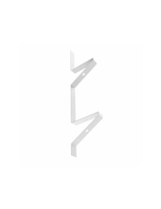 ESCUADRA SOPORTE BALDA HIERRO DOBLE BLANCO 150MM