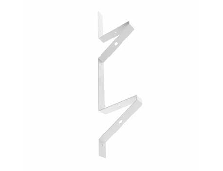 ESCUADRA SOPORTE BALDA HIERRO DOBLE BLANCO 150MM