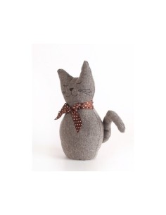RETENEDOR TEXTIL DECORATIVO PERRO/GATO GRIS