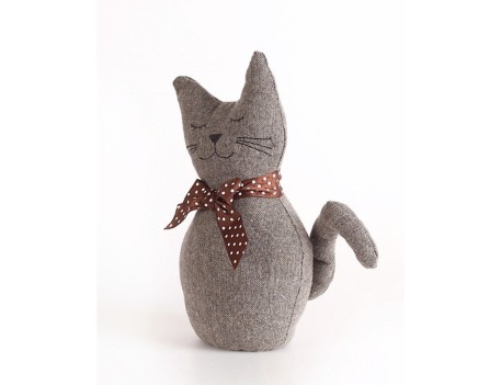 RETENEDOR TEXTIL DECORATIVO PERRO/GATO GRIS