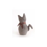 RETENEDOR TEXTIL DECORATIVO PERRO/GATO GRIS