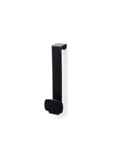 COLGADOR PUERTA CUADRADO NEGRO MATE REI