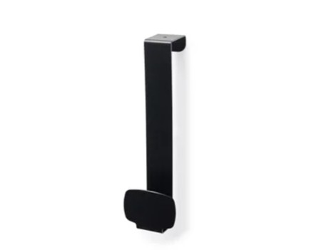 COLGADOR PUERTA CUADRADO NEGRO MATE REI