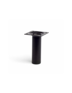 PATA REDONDA PARA MUEBLE 150MM NEGRA REI