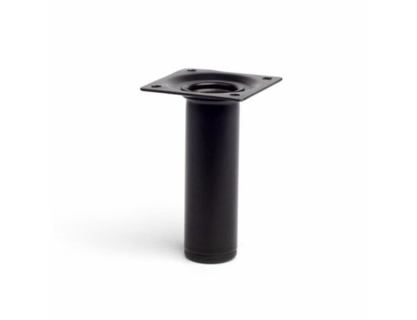 PATA REDONDA PARA MUEBLE 150MM NEGRA REI