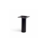 PATA REDONDA PARA MUEBLE 150MM NEGRA REI