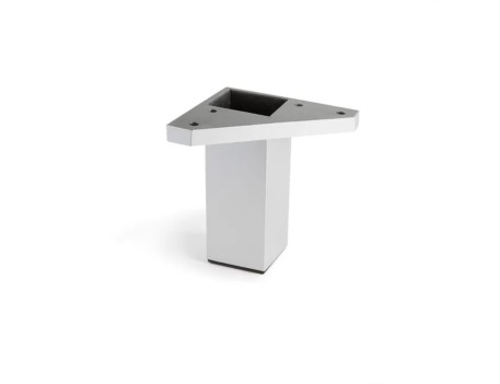 PATA MUEBLE ABS 40X40 H100 PLATA REI