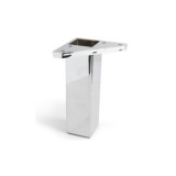 PATA MUEBLE ABS 40X40 H150 CROMO REI