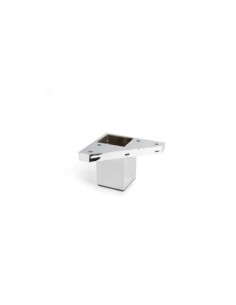 PATA REGULABLE ABS CROMADA 40X40 H60MM MUEBLE