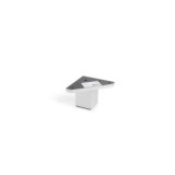 PATA REGULABLE ABS PLATA 40X40 H60MM MUEBLE