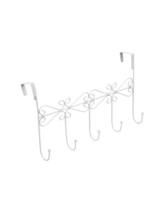 COLGADOR PUERTA DECORATIVO BLANCO REI 2