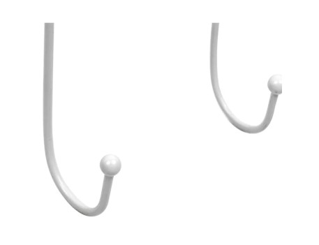 COLGADOR PUERTA DECORATIVO BLANCO REI