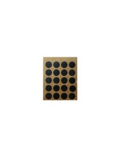 TAPÓN PVC AUTOADHESIVO NEGRO Ø12MM MOBILIARIO REI