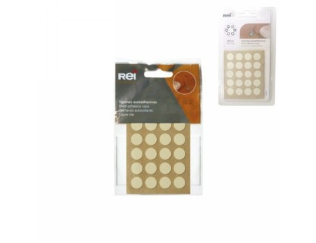 TAPÓN PVC AUTOADHESIVO CROMO Ø12MM MOBILIARIO REI