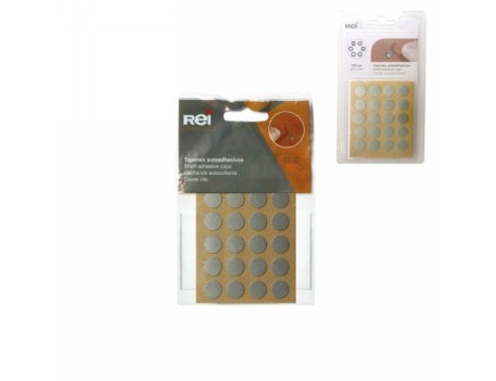 TAPÓN PVC AUTOADHESIVO 12MM GRIS REI