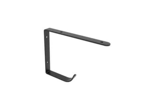 ESCUADRA COLGADOR 180MM ACABADO NEGRO POROSO