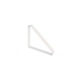ESCUADRA TRIANGULAR BALDA 20/25 BLANCO PORO REI
