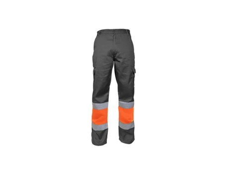 PANTALÓN ALTA VISIBILIDAD DOVER NARANJA/GRIS TALLA S