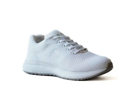 ZAPATO SEGURIDAD DEPORTIVO MALLA BLANCO T-36