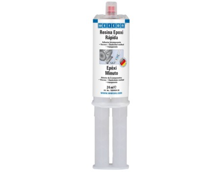 RESINA EPOXI RÁPIDA BICOMPONENTE 24ML WEICON